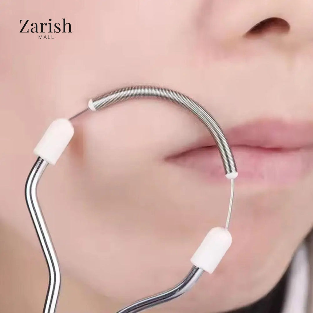Original Spring Facial Hair Remover for Women – Portable Upper Lip, Chin & Neck Threading Tool (Pack of 2, 4, 6)