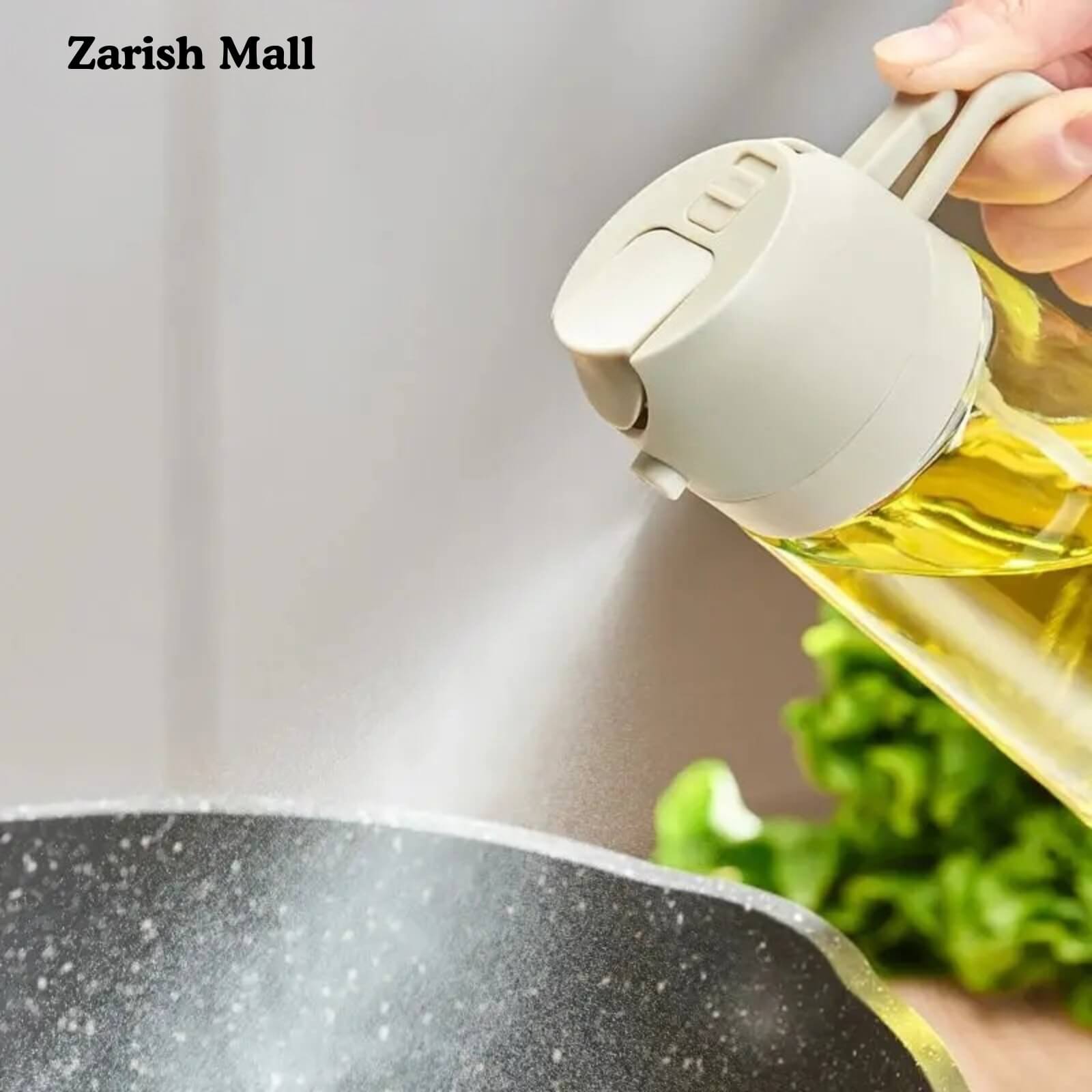 2 in 1 Oil Jug – Dual-Function Cooking Oil & Vinegar Dispenser | Zarishmall.com