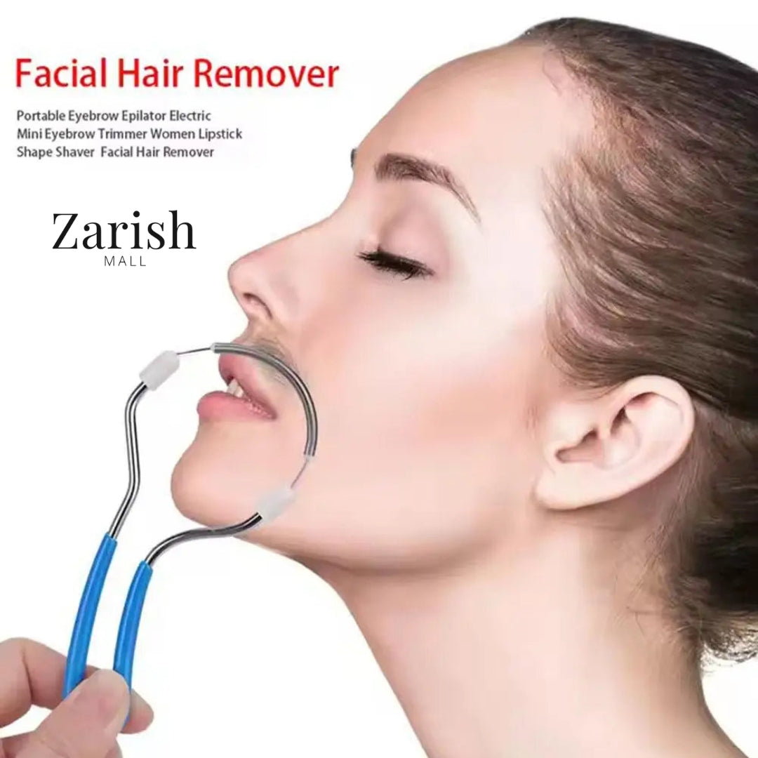 Original Spring Facial Hair Remover for Women – Portable Upper Lip, Chin & Neck Threading Tool (Pack of 2, 4, 6)