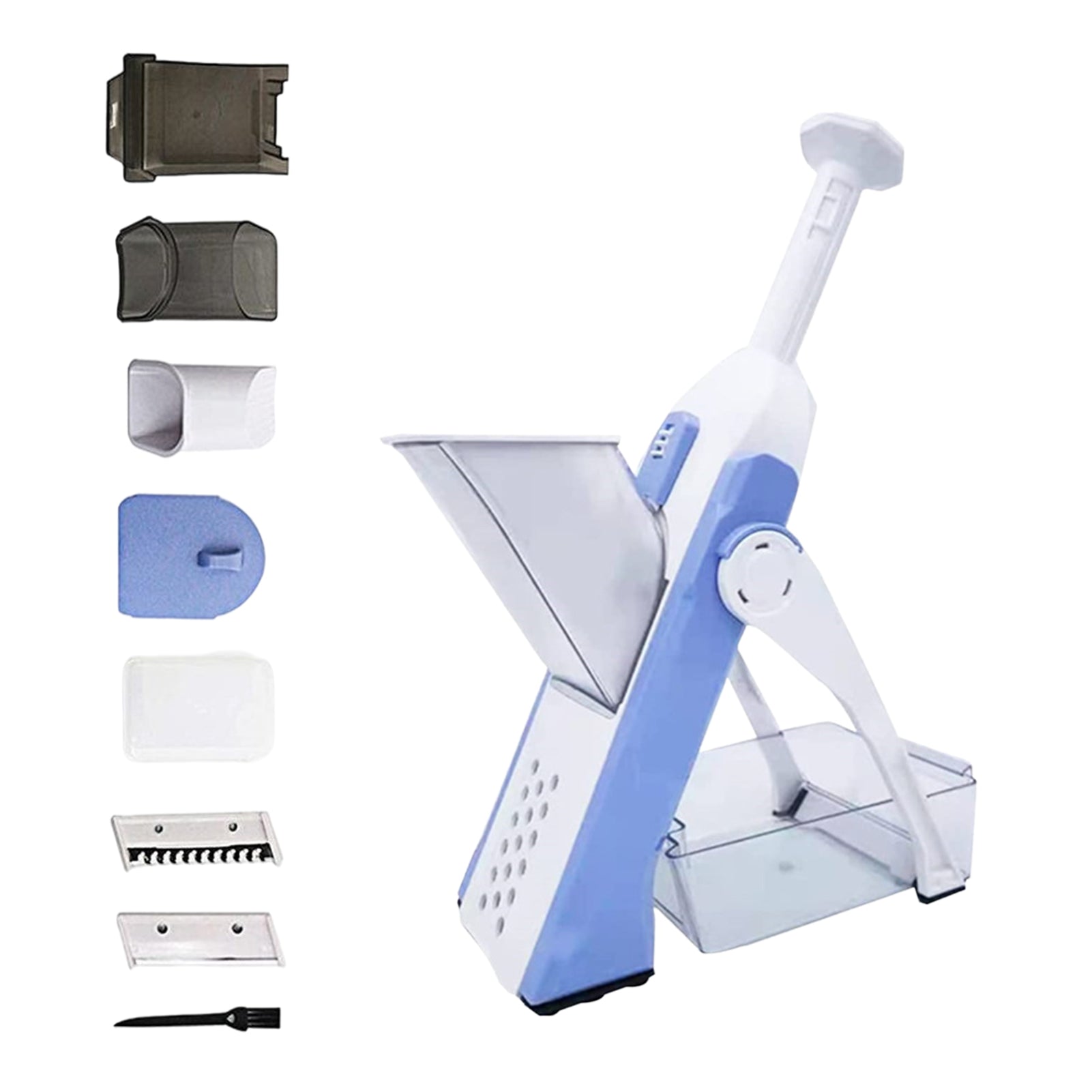 5-in-1 Multifunctional Mandoline Slicer & Vegetable Chopper – Adjustable Kitchen Vegetable Cutter with Hand Guard