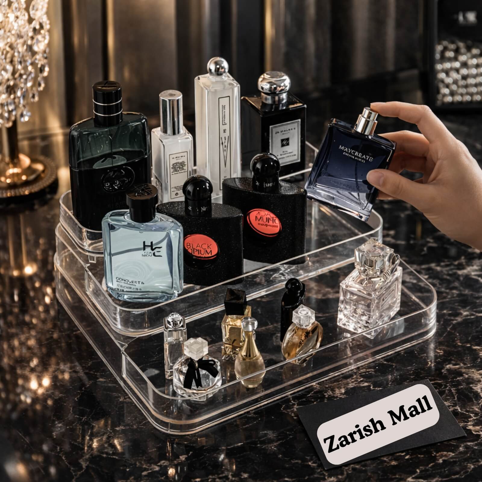 Desktop Perfume And Cosmetic Organizer